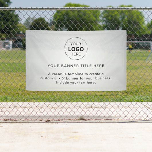 プロフェッショナル5'バナー付きビジネスロゴ 横断幕 (インサイチュ)