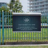 プロフェッショナル5'バナー付きビジネスロゴ 横断幕