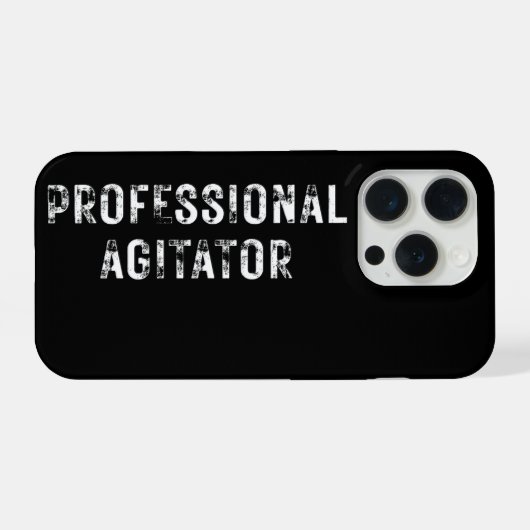 プロフェッショナル・アギテーター iPhoneケース (裏面横)