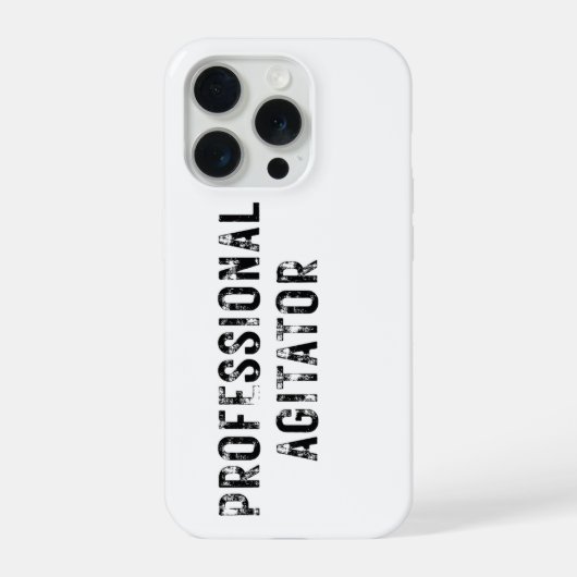 プロフェッショナル・アギテーター iPhoneケース (裏面)