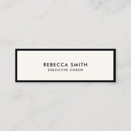 プロフェッショナル·イーキャッチ·はっきりしたアイボリー·ソーシャル·メディア スキニー名刺