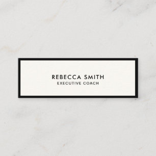 プロフェッショナル·イーキャッチ·はっきりしたアイボリー·ソーシャル·メディア スキニー名刺