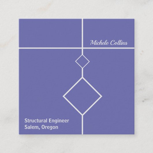 プロフェッショナル エレガンス スクエア 名刺 (正面)