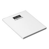 プロフェッショナル エレガント モダン ミニマリスト シンプル ノートパッド (アングル)