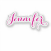 プロフェッショナル エレガント モダン ミニマリスト シンプル 名前 シール (正面)