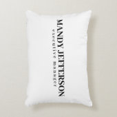 プロフェッショナル・エレガント・モダン・ミニマリスト・ネーム アクセントクッション (正面(垂直))