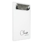 プロフェッショナル・エレガント・モダン・ミニマリスト・ネーム ミニクリップボード (アングル)