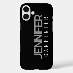 プロフェッショナル・エレガント・モダン・ミニマリスト・ネーム iPhone 16 PLUSケース