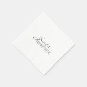 プロフェッショナル エレガント モダン ミニマル シンプル スタンダードカクテルナプキン (角)