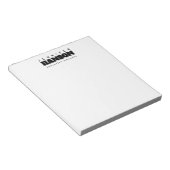 プロフェッショナル エレガント モダン ミニマル シンプル ノートパッド (アングル)