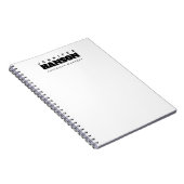 プロフェッショナル エレガント モダン ミニマル シンプル ノートブック (右側)