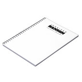 プロフェッショナル エレガント モダン ミニマル シンプル ノートブック (左側)