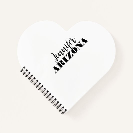 プロフェッショナル エレガント モダン ミニマル シンプル ノートブック (正面)