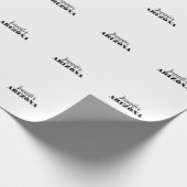 プロフェッショナル エレガント モダン ミニマル シンプル ラッピングペーパー (角)