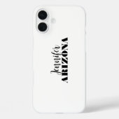 プロフェッショナル エレガント モダン ミニマル シンプル Case-Mate iPhoneケース (裏面)