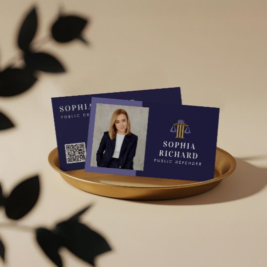 プロフェッショナル エレガント 正義の天秤 法律事務所 フォト 名刺