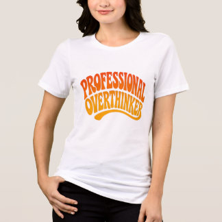 プロフェッショナル・オーバーシンカー Funny Retro Typography T- トライブレンドTシャツ