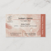 プロフェッショナル |コンサルタント |セラピスト 名刺 (正面)