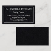 プロフェッショナル&シンプルファミリードクター名刺 名刺 (正面/裏面)