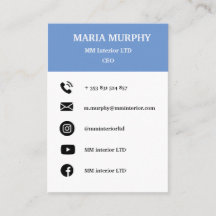 プロフェッショナル/シンプル名刺テンプレート