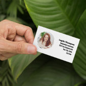 プロフェッショナル シンプル 写真 QRコード カスタム 名刺