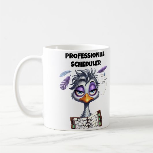 プロフェッショナル スケジューラ ママ コーヒーマグカップ (左)