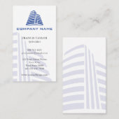 プロフェッショナル、スタイリッシュな不動産または建築… 名刺 (正面/裏面)