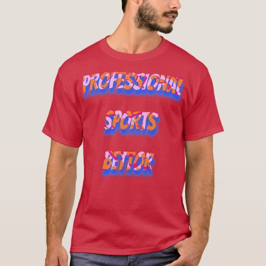 プロフェッショナル スポーツ 予想 Tシャツ (正面)
