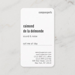 プロフェッショナル、デラックス 名刺