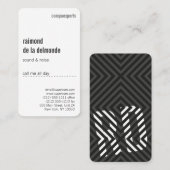 プロフェッショナル、デラックス 名刺 (正面/裏面)