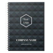 プロフェッショナル ビジネス カンパニー コーポレート ロゴ ノートブック (正面)