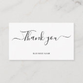 プロフェッショナル・ビジネス・サンキュー エンクロージャーカード (正面)