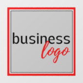 プロフェッショナル ビジネス ブランド カスタム ロゴ ウィンドウサイン (シート)