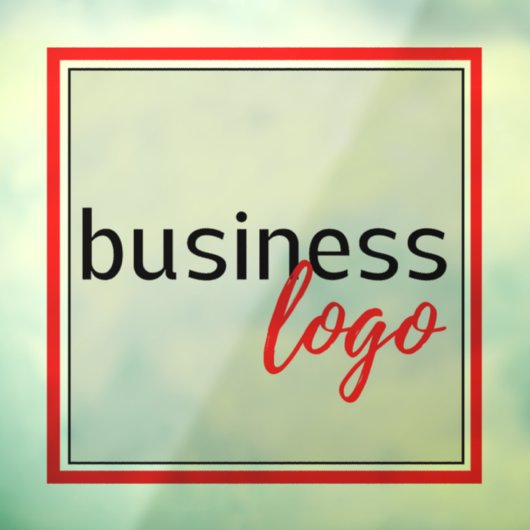 プロフェッショナル ビジネス ブランド カスタム ロゴ ウィンドウサイン (シート3)