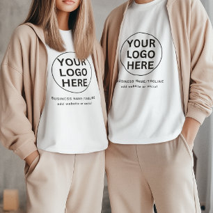 プロフェッショナル ビジネス ロゴ & ブランド テキスト ユニフォーム Tシャツ