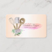 プロフェッショナル ブラシ ストローク ベーカリー ペーストリー ハンド ツール 名刺 (正面)