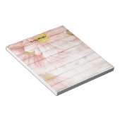 プロフェッショナル ミニマリスト プレーン フラワーリング ノートパッド (アングル)