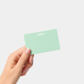 プロフェッショナル ミントグリーン 名刺バッジ バッジ (手持ち)