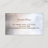 プロフェッショナル，メトタリック，ドーナツ，ベーカリー 名刺 (裏面)