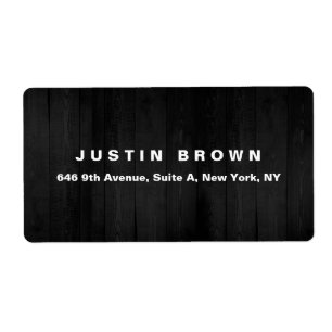 プロフェッショナル モダン エレガント シンプル グレー ボールド テキスト ラベル