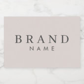 プロフェッショナル モダン カスタム フード ラベル (シングルラベル)