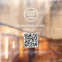 プロフェッショナル モダン ビジネス ネーム QR コード ロゴ 