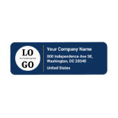 プロフェッショナル モダン ボールド カラー カスタム ロゴ ラベル (正面)