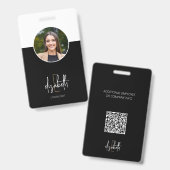 プロフェッショナル モノグラム カンパニー オフィス ID バッジ (表裏)