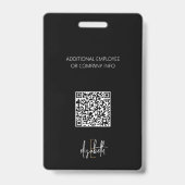 プロフェッショナル モノグラム カンパニー オフィス ID バッジ (裏面)