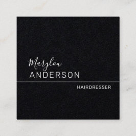 プロフェッショナル-ユニセックスプレミアム スクエア名刺