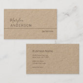 プロフェッショナル-ユニセックスプレミアム 名刺 (正面/裏面)