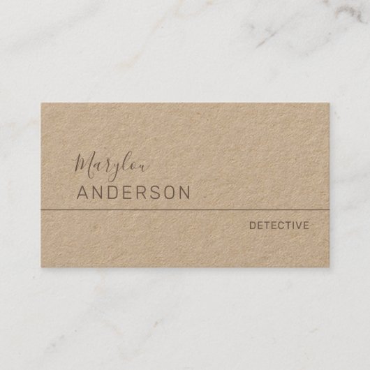 プロフェッショナル-ユニセックスプレミアム 名刺 (正面)