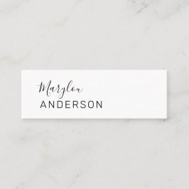 プロフェッショナル- ユニセックス スキニー名刺