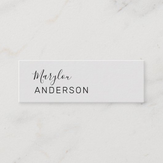 プロフェッショナル- ユニセックス スキニー名刺 (正面)